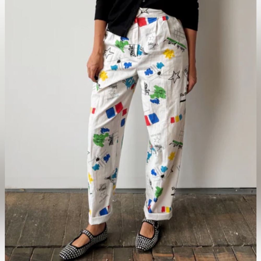 Amazing Vintage Counterparts Paris Linen Trousers